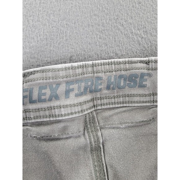Duluth Flex Fire Hose Pants Mens 36x30 Gray Workwear Cargo Standard Fit Durable - Picture 10 of 14